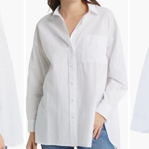 Madewell White Button Down